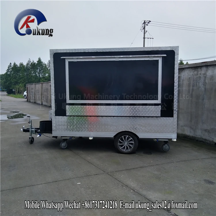 UKUNG 3m mobile food making and vending trailer, with ice cream fried machine
UKUNG 3m mobile food making and vending trailer, with ice cream fried machine