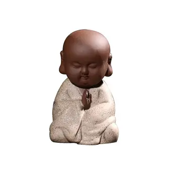 Ceramic Purple Sand Buddha Ornaments Small Monk Sculpture Crafts Ornaments Home Decoration Photography Props Gifts
Ceramic Purple Sand Buddha Ornaments Small Monk Sculpture Crafts Ornaments Home Decoration Photography Props Gifts