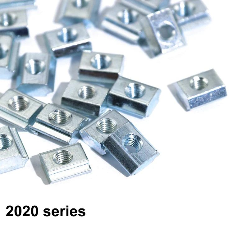 50pcs Sliding T Slot Nuts, 20S Half Round Roll in T-Nut for 2020 Series Aluminum Extrusion Profile, Carbon Steel Zinc-Plated
50pcs Sliding T Slot Nuts, 20S Half Round Roll in T-Nut for 2020 Series Aluminum Extrusion Profile, Carbon Steel Zinc-Plated