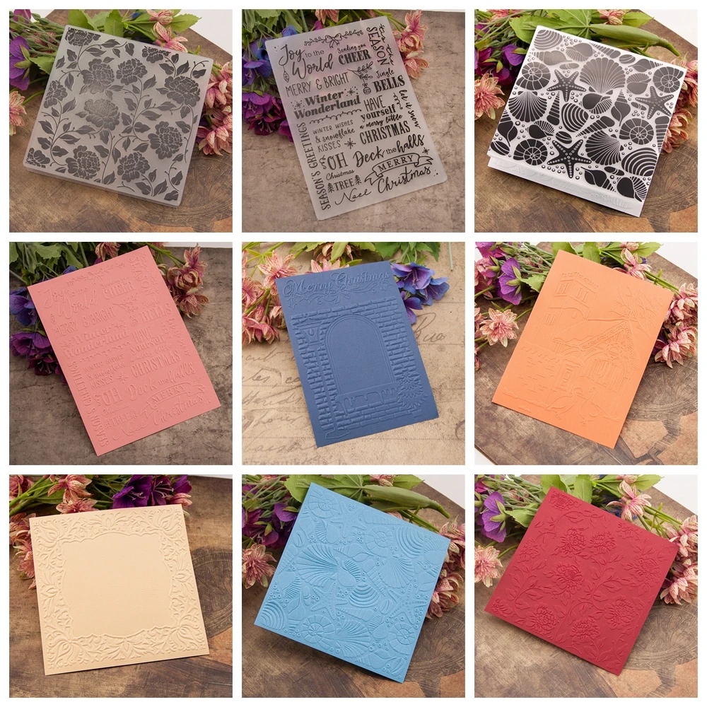 2019NEW Cards Making DIY Photo Album Decoration Plastic Embossing Folder Stencils Template Molds Scrapbooking Paper Crafts Decor
2019NEW Cards Making DIY Photo Album Decoration Plastic Embossing Folder Stencils Template Molds Scrapbooking Paper Crafts Decor