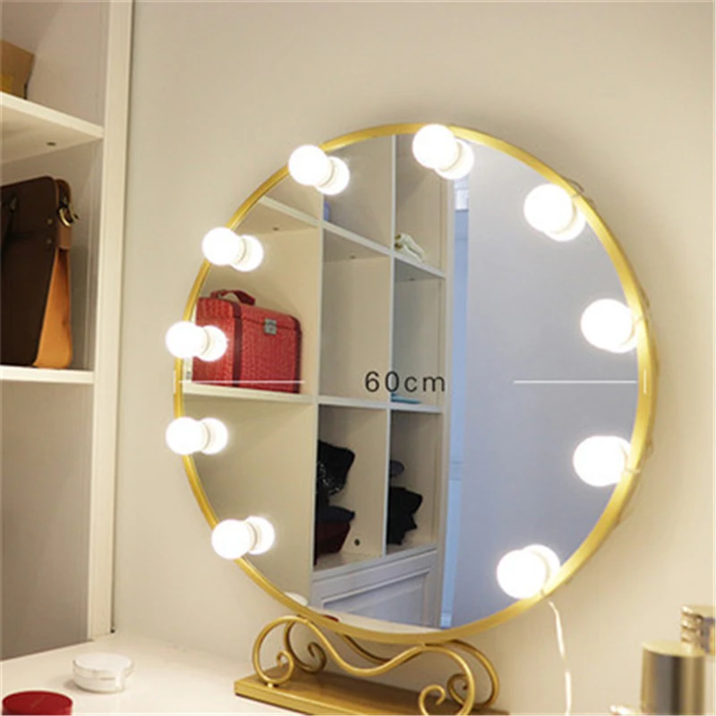 Makeup Mirror Vanity LED Light Bulbs Kit USB Charging Port Cosmetic Lighted Make up Mirrors Bulb Adjustable Brightness lights
Makeup Mirror Vanity LED Light Bulbs Kit USB Charging Port Cosmetic Lighted Make up Mirrors Bulb Adjustable Brightness lights
