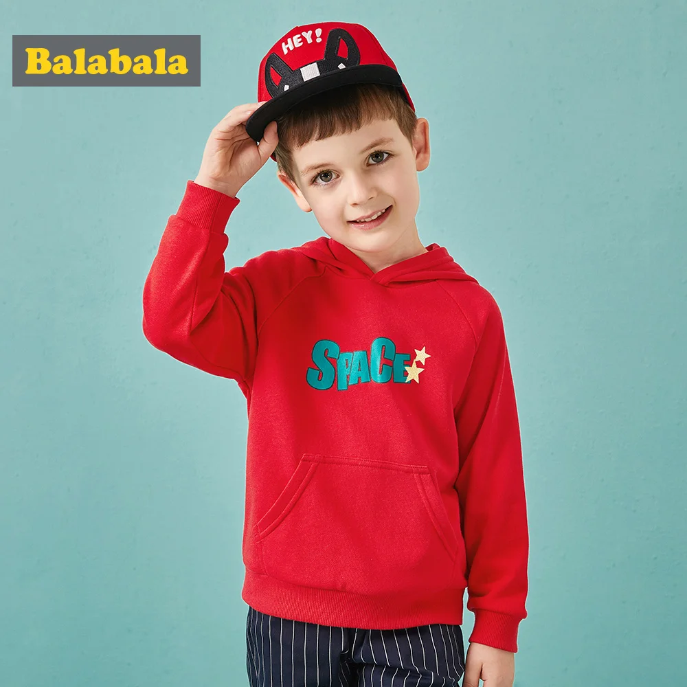 Balabala Toddler Boy Cotton Hooded Sweatshirt with Kangaroo Pocket Children Kids Print Sport Pullover Hoodie Ribbed Cuff and Hem
Balabala Toddler Boy Cotton Hooded Sweatshirt with Kangaroo Pocket Children Kids Print Sport Pullover Hoodie Ribbed Cuff and Hem