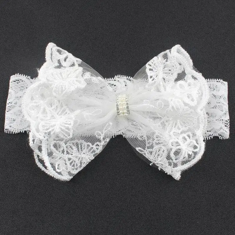 Wholesale White Lace Bow Rhinestone Beading Headbands Girl Fashion Headwear Accessories H226
Wholesale White Lace Bow Rhinestone Beading Headbands Girl Fashion Headwear Accessories H226
