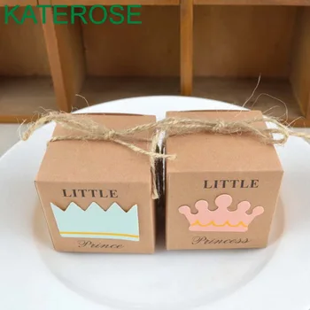 50PCS Baby Birthday Party Supplies Little Crown Candy Box Newborn Christening Gift Sweet Boxes For Guest
50PCS Baby Birthday Party Supplies Little Crown Candy Box Newborn Christening Gift Sweet Boxes For Guest