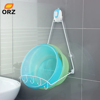 ORZ Bathroom Washbasin Holder Suction Cup Towel Hanger Rack Wash Basin Storage Shelf Bathroom Accessories Organizer Rack
ORZ Bathroom Washbasin Holder Suction Cup Towel Hanger Rack Wash Basin Storage Shelf Bathroom Accessories Organizer Rack