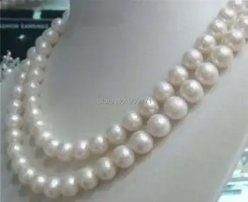 Free Shipping>>8-9mm White Akoya Cultured Pearl Necklace 32"
Free Shipping>>8-9mm White Akoya Cultured Pearl Necklace 32"