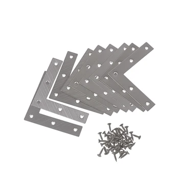 10 Pieces Stainless Steel 80 x 80mm Silver T Shape Brace Brackets Mending Plates Repair Fixing Joining ,Match with 50 Screws
10 Pieces Stainless Steel 80 x 80mm Silver T Shape Brace Brackets Mending Plates Repair Fixing Joining ,Match with 50 Screws