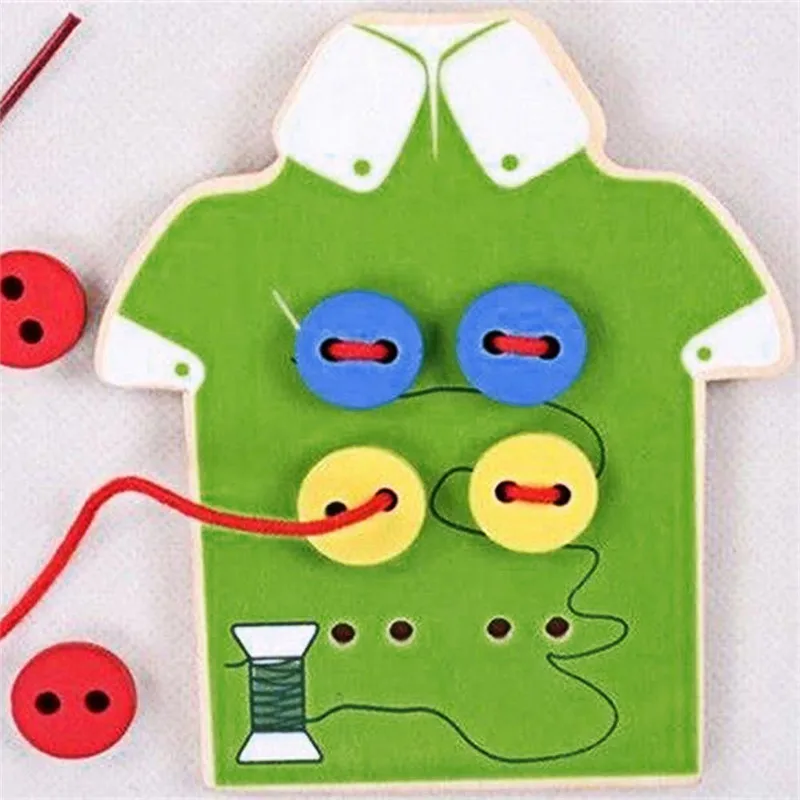 Kids Montessori Educational Wooden Toys Toddler Sew Buttons Early Education Teaching Aids Children Beads Lacing Board Kids Toy
Kids Montessori Educational Wooden Toys Toddler Sew Buttons Early Education Teaching Aids Children Beads Lacing Board Kids Toy