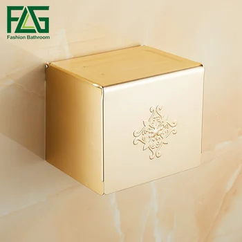 FLG Toilet Paper Holder Rack Wall Mounted Space Aluminum Gold Toilet Paper Holder Bathroom Accessories
FLG Toilet Paper Holder Rack Wall Mounted Space Aluminum Gold Toilet Paper Holder Bathroom Accessories
