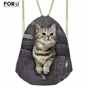 FORUDESIGNS 2018 Small Women Drawstring Bag Cute 3D Cowboy Pet Cat Dog Brand Designer Kids School Backpack Men Bag Mochila Mujer
FORUDESIGNS 2018 Small Women Drawstring Bag Cute 3D Cowboy Pet Cat Dog Brand Designer Kids School Backpack Men Bag Mochila Mujer