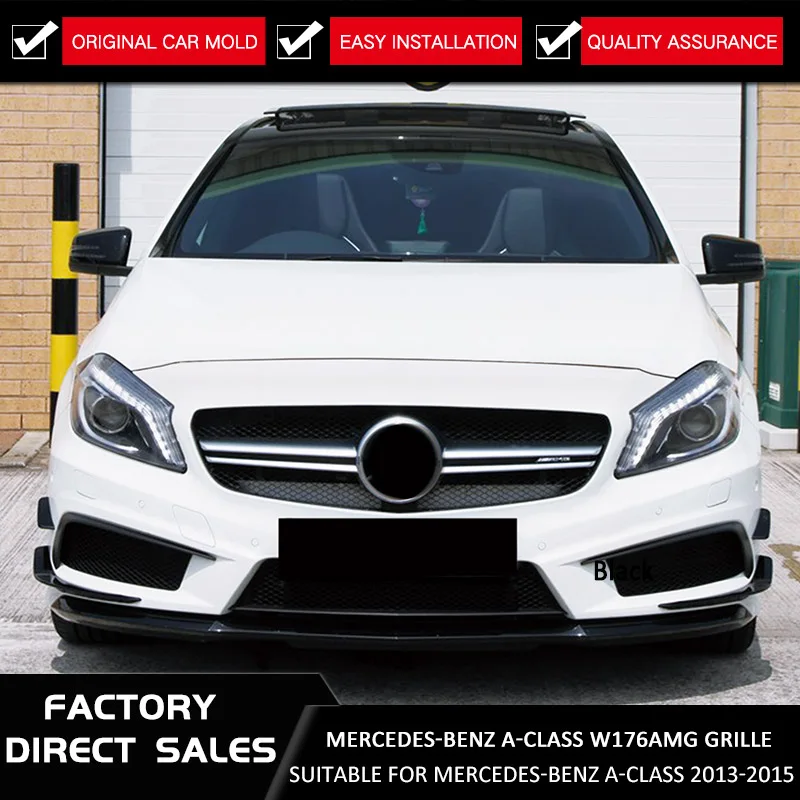 Silver Black Diamond Front Grill Grille suitable For Mercedes Benz W176 A-CLASS A180 A200 A45 AMG 2013-2016 Auto Racing Grill
Silver Black Diamond Front Grill Grille suitable For Mercedes Benz W176 A-CLASS A180 A200 A45 AMG 2013-2016 Auto Racing Grill