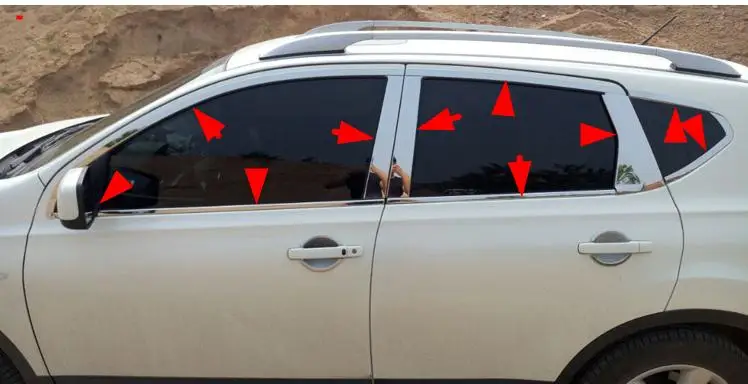 20pcs High-quality Car styling stainless steel Strips Car Window Trim Decoration Accessories for Nissan Qashqai J10 2007-2013
20pcs High-quality Car styling stainless steel Strips Car Window Trim Decoration Accessories for Nissan Qashqai J10 2007-2013