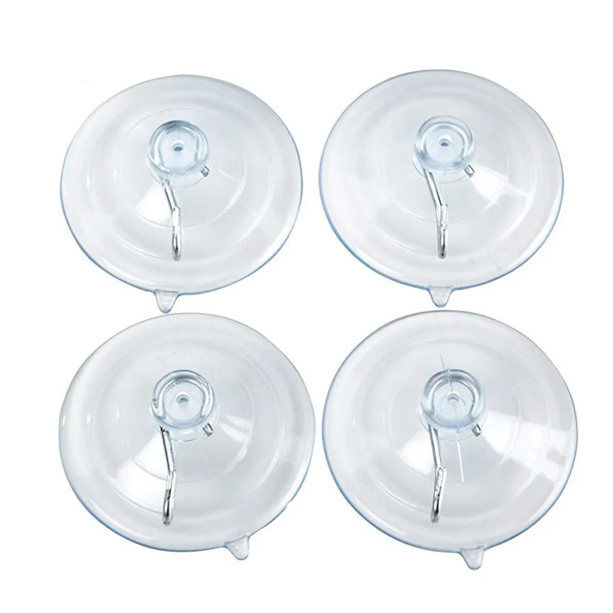 4PCS Large Suction Cups With Hooks PVC Transparent Suction Cup For Kitchen Bathroom Wall Hangers 9125#
4PCS Large Suction Cups With Hooks PVC Transparent Suction Cup For Kitchen Bathroom Wall Hangers 9125#