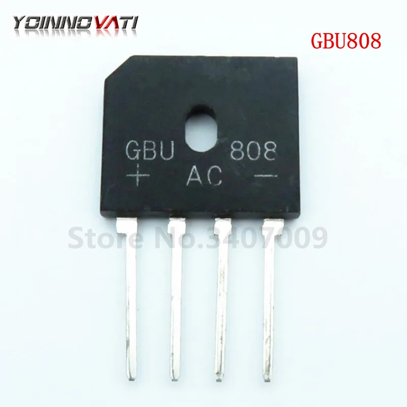 5 шт./лот GBU808 800 в 8A однофазный диодный мост выпрямитель IC чип Z09 Прямая поставка |