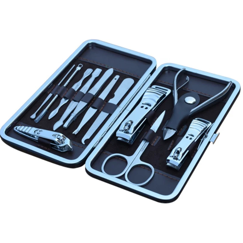 Portable Nail Care 12 in 1 pcs Nail Clipper Pedicure Scissor Tweezer Knife Ear pick Utility Manicure Sets Tools New
Portable Nail Care 12 in 1 pcs Nail Clipper Pedicure Scissor Tweezer Knife Ear pick Utility Manicure Sets Tools New