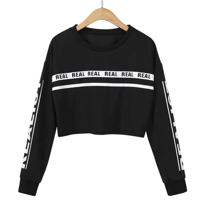 MUQGEW Women's Fashion White Letter Print Crop Sweatshirt Top Blouse Casual Beautiful Arrractive Hot Sale Outerwear
MUQGEW Women's Fashion White Letter Print Crop Sweatshirt Top Blouse Casual Beautiful Arrractive Hot Sale Outerwear