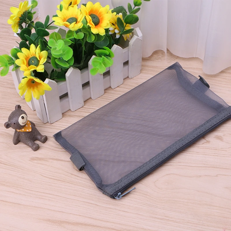 1 Pc High Quality Nylon Fashion Transparent Mesh Student Pen Storage Grid Pencil Box Case School Stationery
1 Pc High Quality Nylon Fashion Transparent Mesh Student Pen Storage Grid Pencil Box Case School Stationery