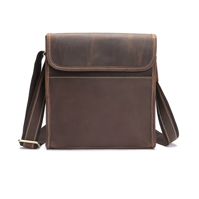 Crazy Horse Leather Men Messenger Bag Casual Crossbody Bag Business Men's Handbag Bags For Gift Shoulder Bags Men BF-1088
Crazy Horse Leather Men Messenger Bag Casual Crossbody Bag Business Men's Handbag Bags For Gift Shoulder Bags Men BF-1088
