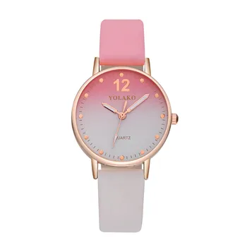Fashion Rainbow Gradient Design Watch Women Leather Analog Quartz Wrist Watch Women Watches Relogio Feminino Bayan Kol Saati
Fashion Rainbow Gradient Design Watch Women Leather Analog Quartz Wrist Watch Women Watches Relogio Feminino Bayan Kol Saati