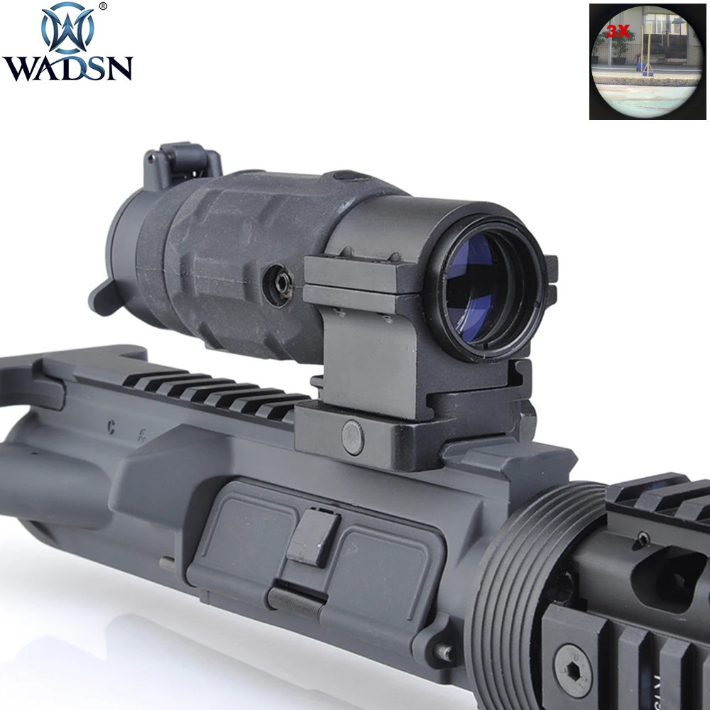 WADSN Outdoor Hunting Scope AP Style 3X Magnifier Tactical Rilescope with QD Twist Mount Airsoft Shooting Optic Sight AO5339
WADSN Outdoor Hunting Scope AP Style 3X Magnifier Tactical Rilescope with QD Twist Mount Airsoft Shooting Optic Sight AO5339
