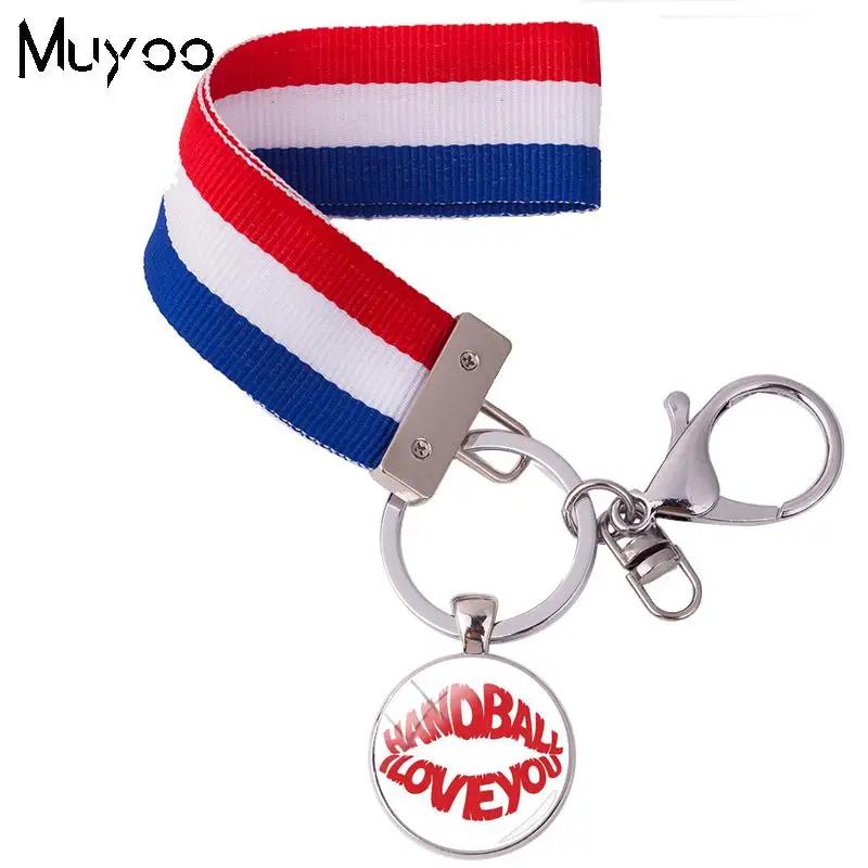 2018 New Fashion Love Handball Ribbon Keyring Handball Lovers Quotes Round Glass Cabochon Colorful Stripe Wristlet Key Rings
2018 New Fashion Love Handball Ribbon Keyring Handball Lovers Quotes Round Glass Cabochon Colorful Stripe Wristlet Key Rings