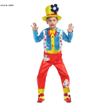 Boys Halloween Joker Costumes For Children Kids droll Circus Clown Cosplay Carnival Purim Stage play Masquerade Rave party dress
Boys Halloween Joker Costumes For Children Kids droll Circus Clown Cosplay Carnival Purim Stage play Masquerade Rave party dress
