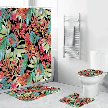 4PCS Non Slip Toilet Foot Pad Seat Cover Cap Decorations Landscape pattern Toilet Seat Cover and Rug Bathroom Accessory #F
4PCS Non Slip Toilet Foot Pad Seat Cover Cap Decorations Landscape pattern Toilet Seat Cover and Rug Bathroom Accessory #F