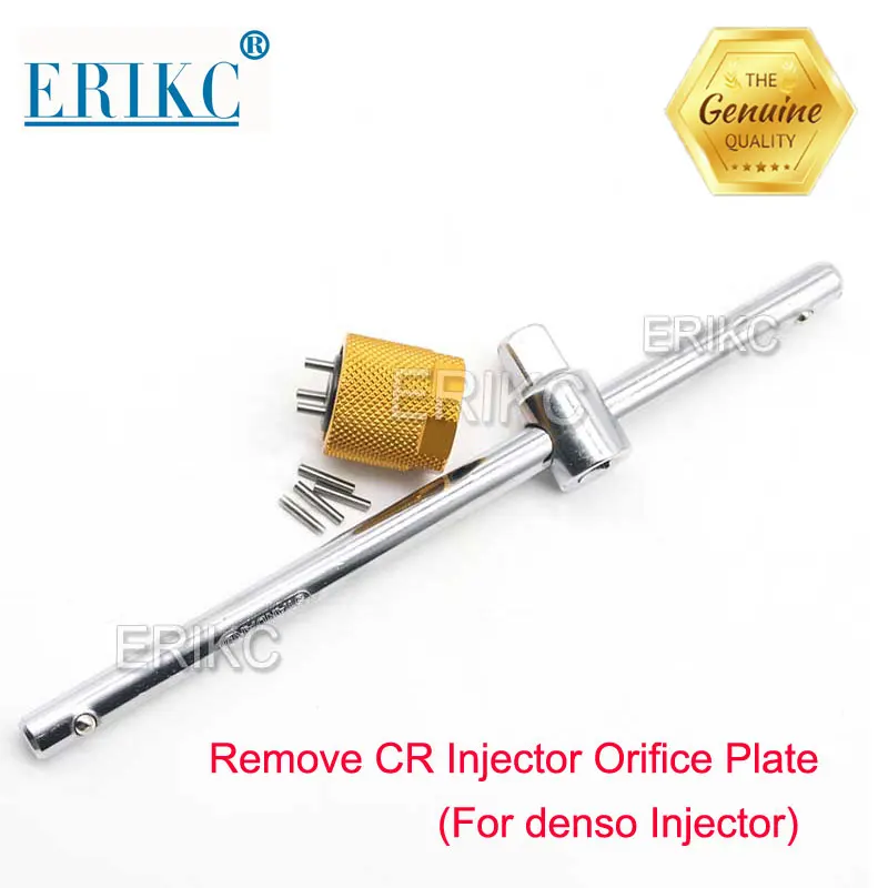 ERIKC High-speed Steel Three-jaw Spanners for Removing Common Rial Injector Orifice Plate Control Valve for Dens0 Injector
ERIKC High-speed Steel Three-jaw Spanners for Removing Common Rial Injector Orifice Plate Control Valve for Dens0 Injector