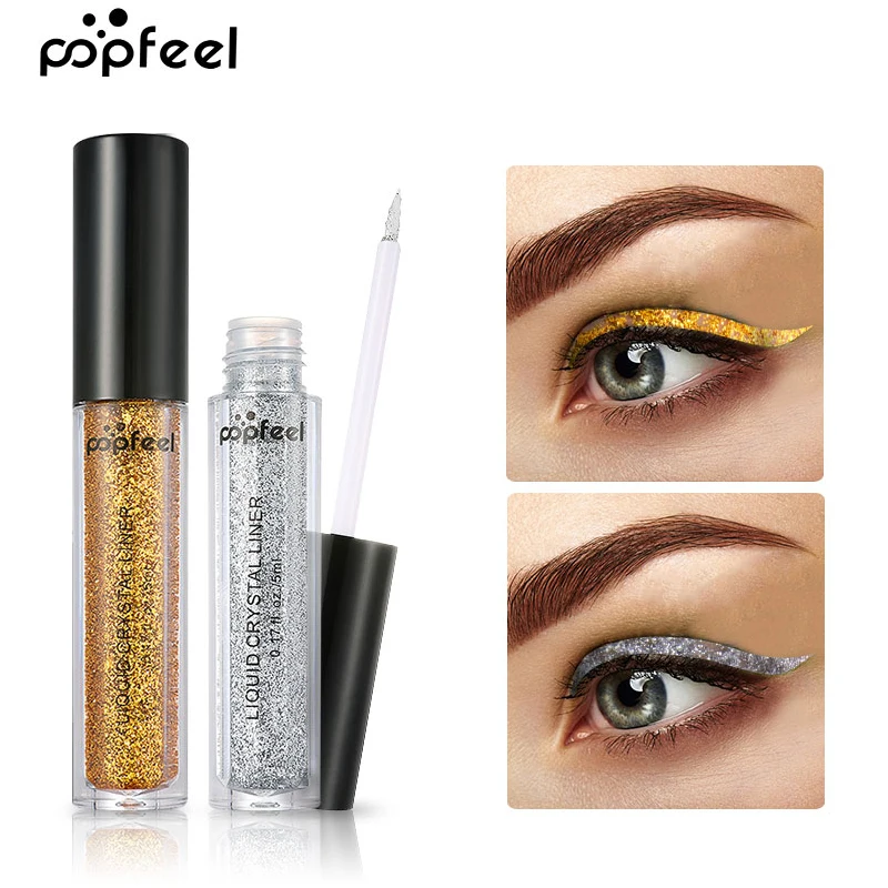 Sequins Glitter Eyeliner Makeup Waterproof Liquid Eyeliner Gel Brand Makeup Multifunction Stamp Eye Liner Cosmetics
Sequins Glitter Eyeliner Makeup Waterproof Liquid Eyeliner Gel Brand Makeup Multifunction Stamp Eye Liner Cosmetics