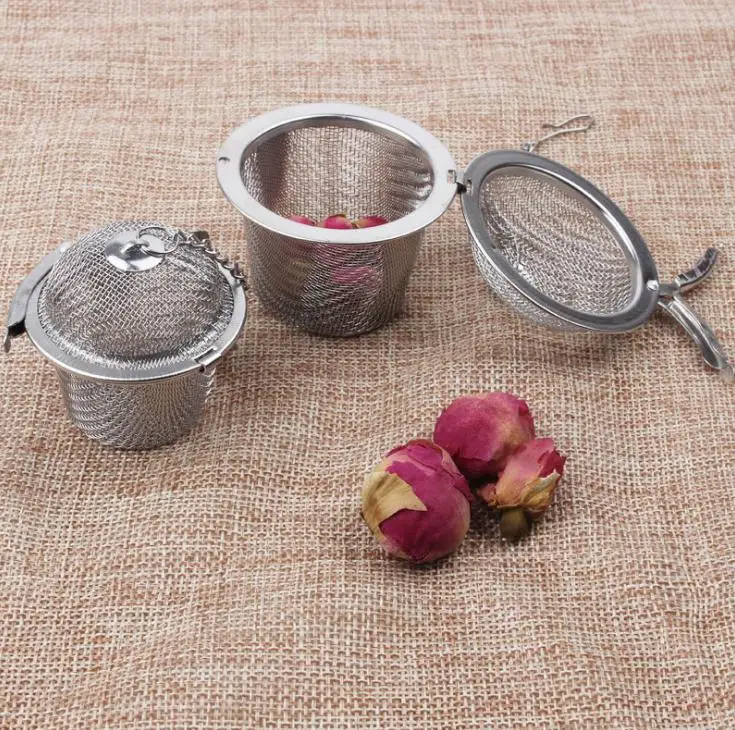 100pcs/lot Stainless Steel Mesh Ball Reusable Strainer Spice Locking Tea Filter Infuser Kitchen Tool Free Shipping SN1259
100pcs/lot Stainless Steel Mesh Ball Reusable Strainer Spice Locking Tea Filter Infuser Kitchen Tool Free Shipping SN1259