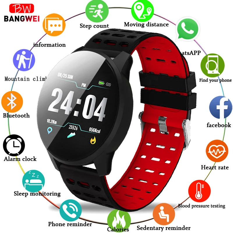 LIGE New Smart Bracelet Women Heart Rate Monitor Blood Pressure Fitness Tracker Smartwatch Sport Wristband Men for IOS Android
LIGE New Smart Bracelet Women Heart Rate Monitor Blood Pressure Fitness Tracker Smartwatch Sport Wristband Men for IOS Android