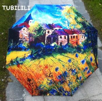 Oil Painting Rain Umbrella Wind Resisitat Drawing Umbrella Art Oil Painting Anti Rain Umbrella High Quality sombrinha Anti UV
Oil Painting Rain Umbrella Wind Resisitat Drawing Umbrella Art Oil Painting Anti Rain Umbrella High Quality sombrinha Anti UV