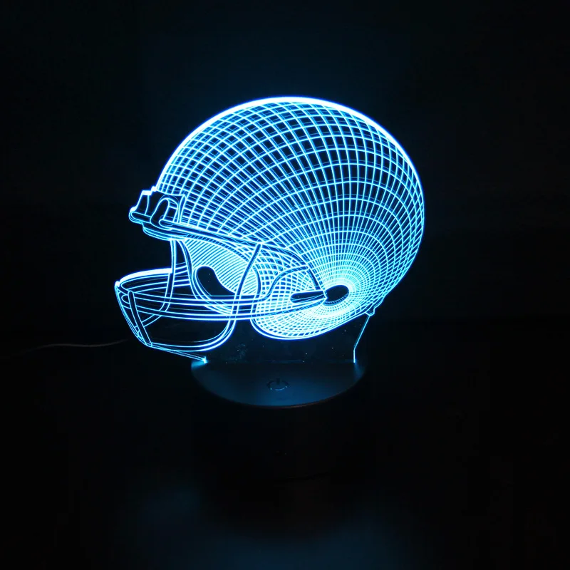 3D LED night light Touch switch 7 color changing USB desk Lamp Oakland Raide football cap helmet Team Logo valentines day gift
3D LED night light Touch switch 7 color changing USB desk Lamp Oakland Raide football cap helmet Team Logo valentines day gift