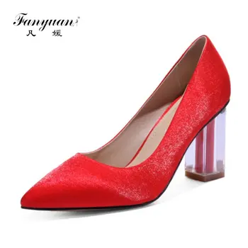fanyuan 2019 fake silk satin pointed toe transparent block high heels woman pumps stilettos shoes with real leather insole
fanyuan 2019 fake silk satin pointed toe transparent block high heels woman pumps stilettos shoes with real leather insole