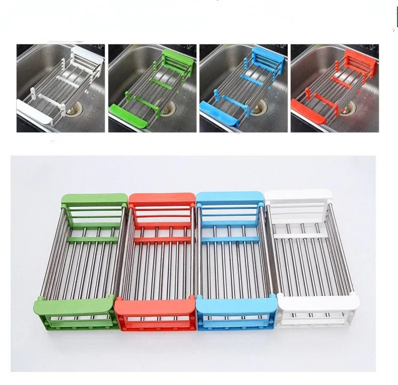 1PC New Stretching 31cm stainless steel retractable shelf sink drain and sink kitchen vegetables bowl dish rack shelves OK 0381
1PC New Stretching 31cm stainless steel retractable shelf sink drain and sink kitchen vegetables bowl dish rack shelves OK 0381