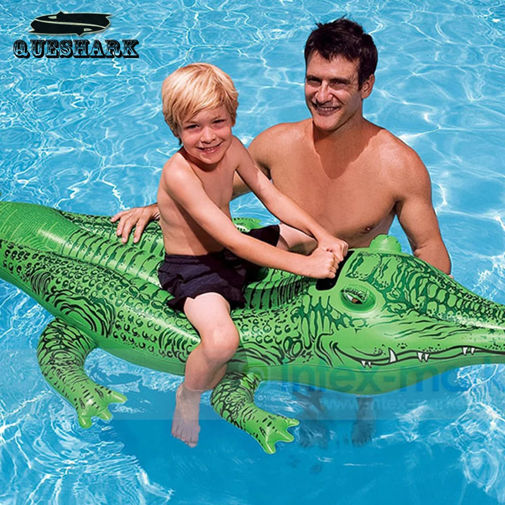 Image Summer Giant Swan Dolphin Shark Sea Turtle Crocodile 60 inch 1.5m Inflatable Ride On Pool Toy Float Swan Inflatable Swim Ring
