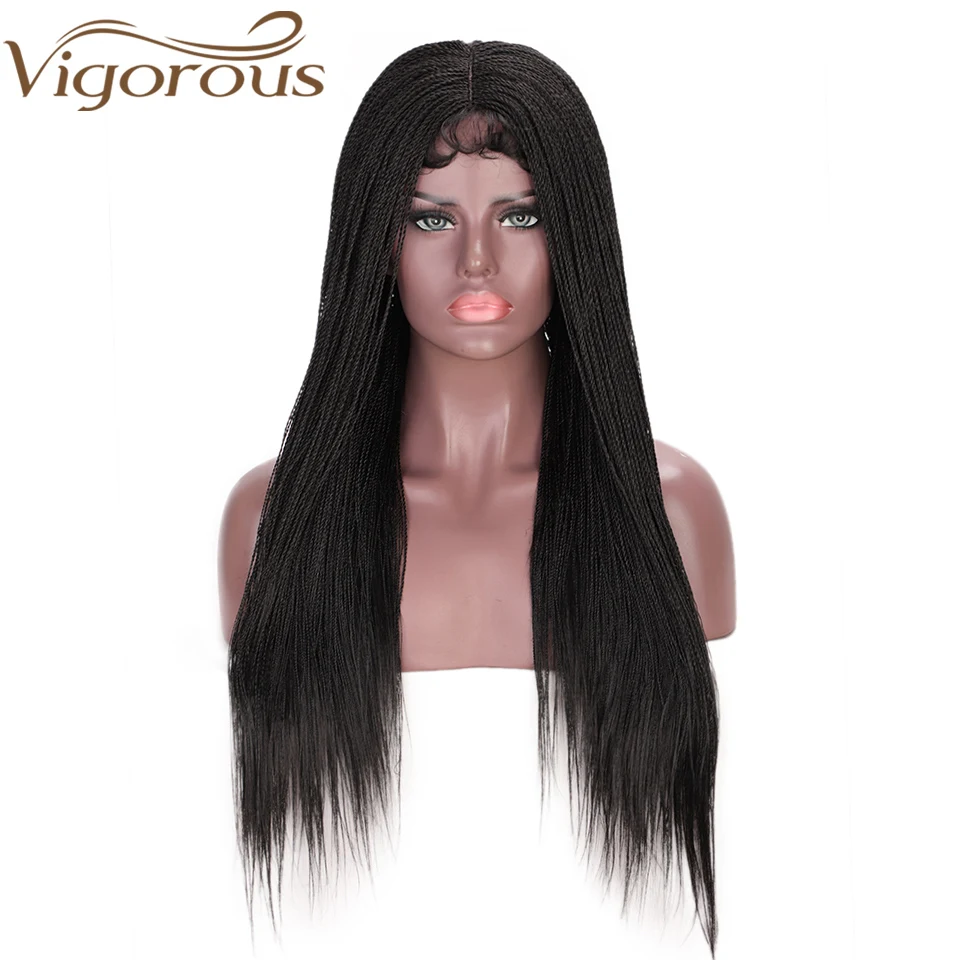 Vigorous Long Black Senegalese Twist Braids Wig Lace Front Synthetic Wig for Black Women Crochet Twist Braiding Hair Ombre
Vigorous Long Black Senegalese Twist Braids Wig Lace Front Synthetic Wig for Black Women Crochet Twist Braiding Hair Ombre