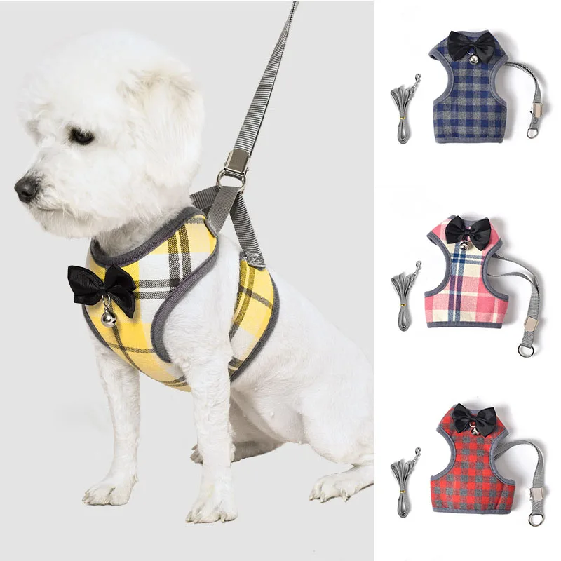 Small Dog Harness and Leash Set Pet Cat Vest Harness With Bowknot Mesh Padded For Small Puppy Dogs Chihuahua Yorkshire Pug S/M/L
Small Dog Harness and Leash Set Pet Cat Vest Harness With Bowknot Mesh Padded For Small Puppy Dogs Chihuahua Yorkshire Pug S/M/L