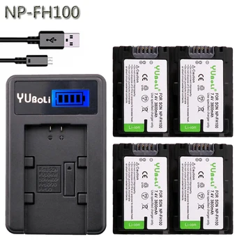 4 pcs 3800mAh NP-FH100 NP FH100 Rechargeable Battery with battery charger For SONY FH100 DCR-SX40 SX40R SX41 HDR-SR XR series
4 pcs 3800mAh NP-FH100 NP FH100 Rechargeable Battery with battery charger For SONY FH100 DCR-SX40 SX40R SX41 HDR-SR XR series