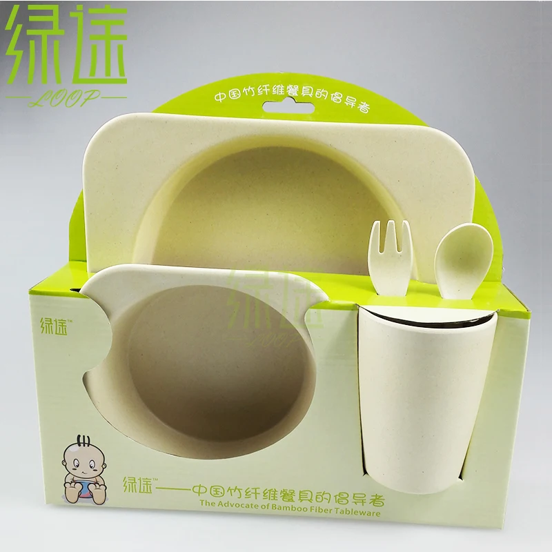 New bamboo fiber dinnerware totally 100% degradable safe tablewares children's lunch box pure color child cutlery set for kid
New bamboo fiber dinnerware totally 100% degradable safe tablewares children's lunch box pure color child cutlery set for kid