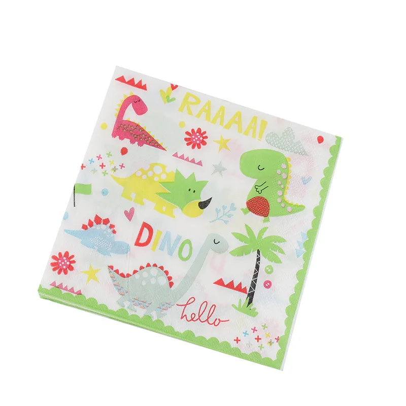 12pcs Dinosaur Napkin Paper Disposable Tableware Wedding Party Kids Girl Boys Birthday Decoration Baby Shower Supplies
12pcs Dinosaur Napkin Paper Disposable Tableware Wedding Party Kids Girl Boys Birthday Decoration Baby Shower Supplies