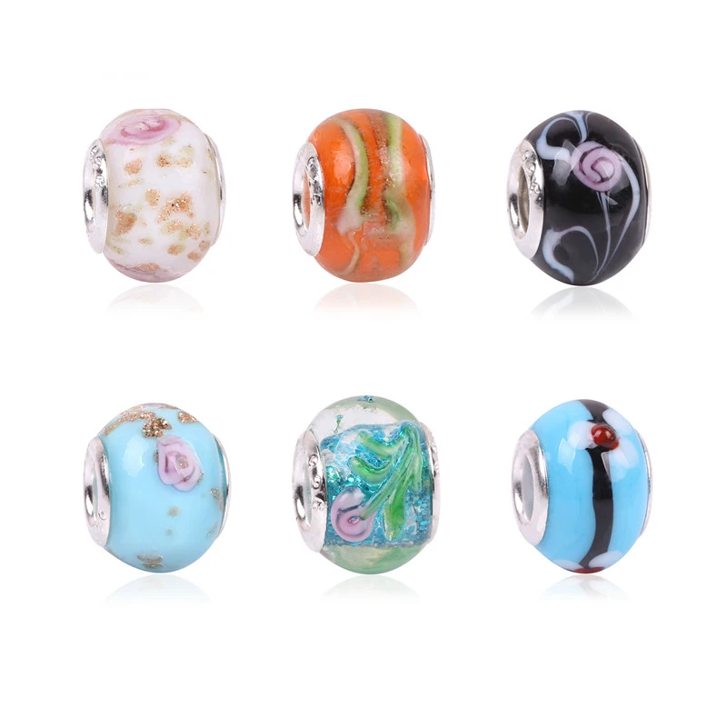 DIY Murano Glass Beads Top Quality 2019 Free Shipping 1PCS Silver Color Charms Fit Europe Pandora Bracelets Necklaces Women
DIY Murano Glass Beads Top Quality 2019 Free Shipping 1PCS Silver Color Charms Fit Europe Pandora Bracelets Necklaces Women