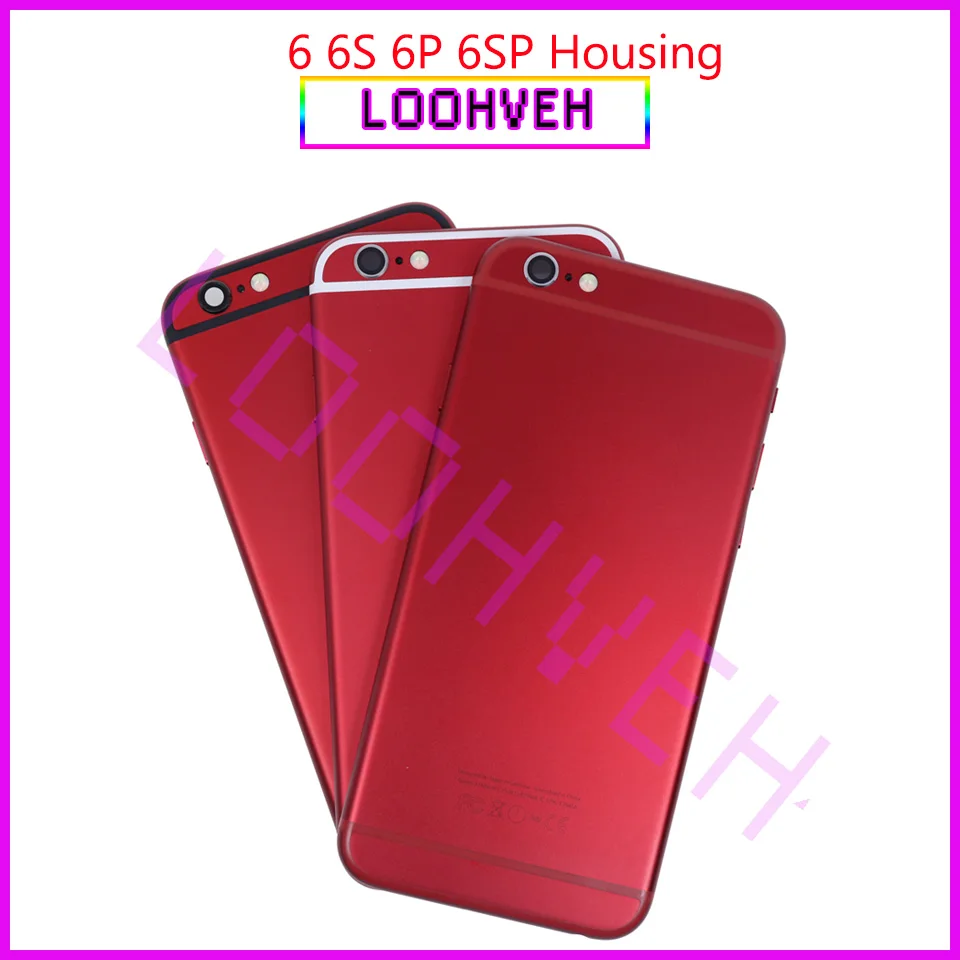 Red Housing for iPhone 6 6S Metal Back Case Battery Cover Housing 6 plus 6S Plus Middle Frame Chassis body Custom IMEI +gift
Red Housing for iPhone 6 6S Metal Back Case Battery Cover Housing 6 plus 6S Plus Middle Frame Chassis body Custom IMEI +gift