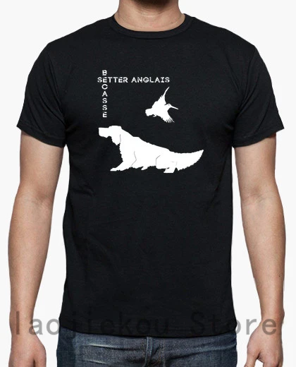 100% cotton Funny men T shirt Women Fashion tshirt Becasse & Setter T-Shirt Unisex cool white and black shirts
100% cotton Funny men T shirt Women Fashion tshirt Becasse & Setter T-Shirt Unisex cool white and black shirts