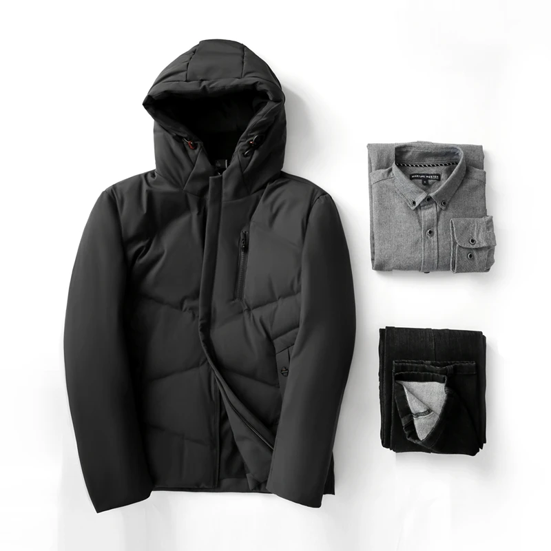 Winter Duck Down Jacket Men Clothes Streetwear Casual Black Hooded Jackets Hip Hop Warm Coat Parka Manteau Homme Hiver ZL1348
Winter Duck Down Jacket Men Clothes Streetwear Casual Black Hooded Jackets Hip Hop Warm Coat Parka Manteau Homme Hiver ZL1348