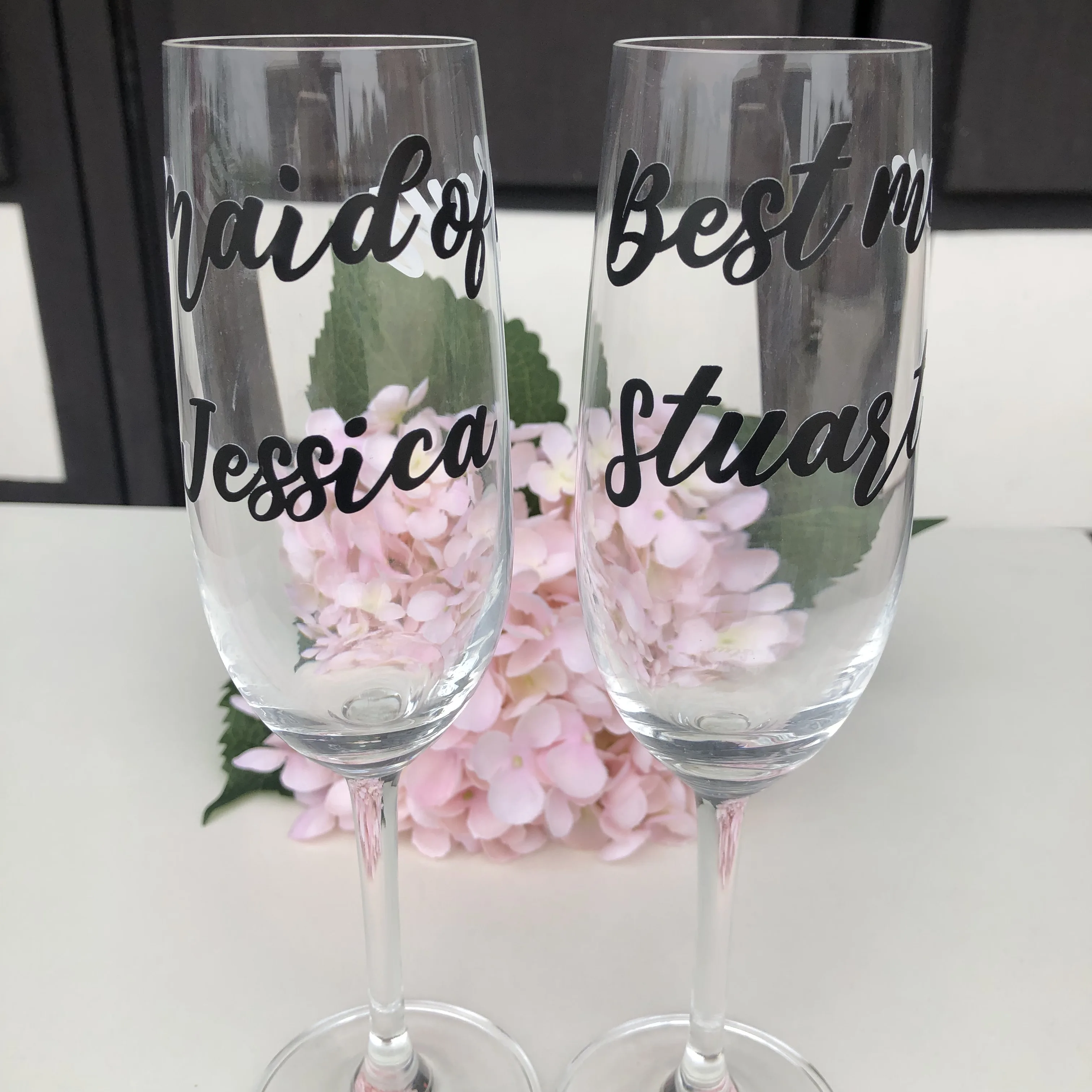 Personalised Name Sticker maid of hour bridesmaids Vinyl Decal Adhesive Wedding Wine Glass
Personalised Name Sticker maid of hour bridesmaids Vinyl Decal Adhesive Wedding Wine Glass