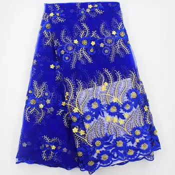 Royal blue and gold lace fabric high quality lace for wedding african french lace with beads latest nigerian lace fabrics
Royal blue and gold lace fabric high quality lace for wedding african french lace with beads latest nigerian lace fabrics