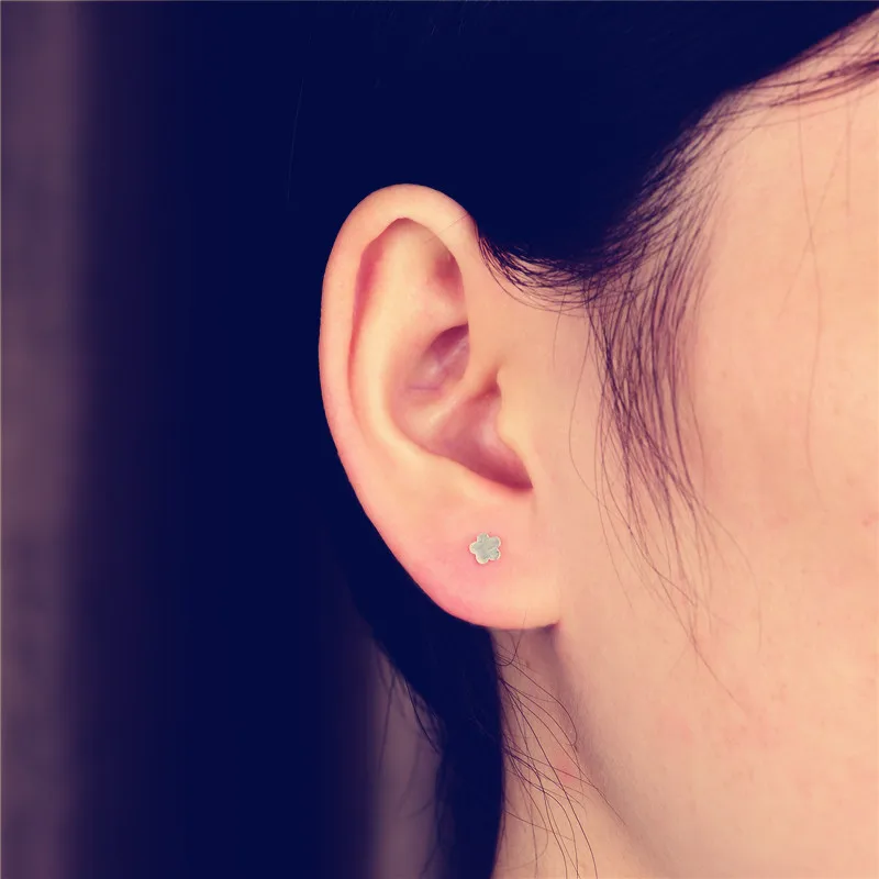 925 sterling silver jewelry Studs Earrings For Women Lucky Five Leaf Clover Classic Stud earrings best Christmas Gift of 11.11
925 sterling silver jewelry Studs Earrings For Women Lucky Five Leaf Clover Classic Stud earrings best Christmas Gift of 11.11