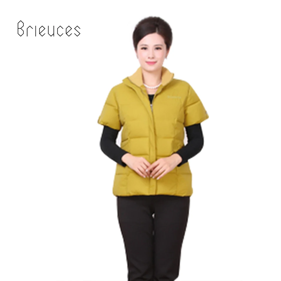 Brieuces autumn winter plus size short half sieeve cotton vest women turn down collar zipper solid casual waistcoat women
Brieuces autumn winter plus size short half sieeve cotton vest women turn down collar zipper solid casual waistcoat women