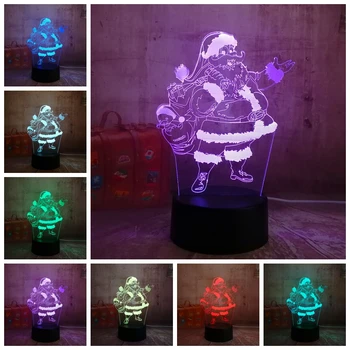 NEW Christmas lamp Cute Santa Claus 3D LED RGB Night Lights USB Desk Lamp Home Decoration Novelty Birthday Present for Kids Lava
NEW Christmas lamp Cute Santa Claus 3D LED RGB Night Lights USB Desk Lamp Home Decoration Novelty Birthday Present for Kids Lava